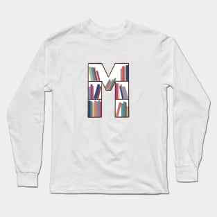 M Bookcase Long Sleeve T-Shirt